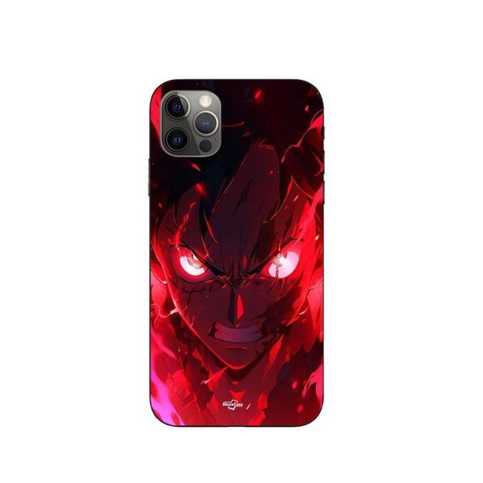 Coque - Maniacase - Iphone 12 Pro - One Piece Luffy Gear Art - Souple - Rouge