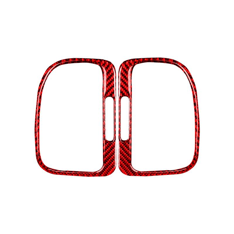 Для Volkswagen Golf 6 Gti R MK6 2008-2012 Автомобильная приборная панель из углеродного волокна, левая и правая, вентиляционные отверстия, декоративные наклейки, аксессуары