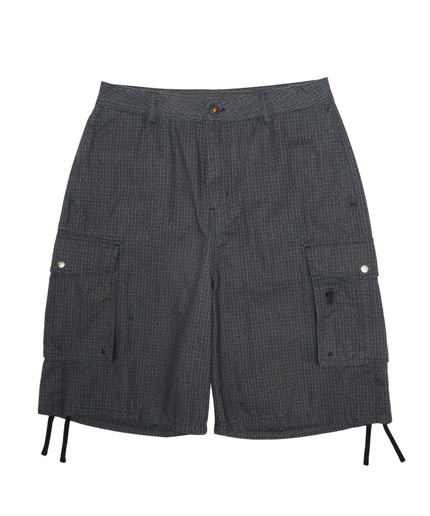 MAGOODGAN Bernard 4917 Big Pocket Cargo Dark Grey Bermuda Shorts