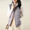 Autumn Winter Women's Down Jacket Women Vest Sleeveless Waistcoat Warm Lightweight Puffer Jacket Female Tops Outwear