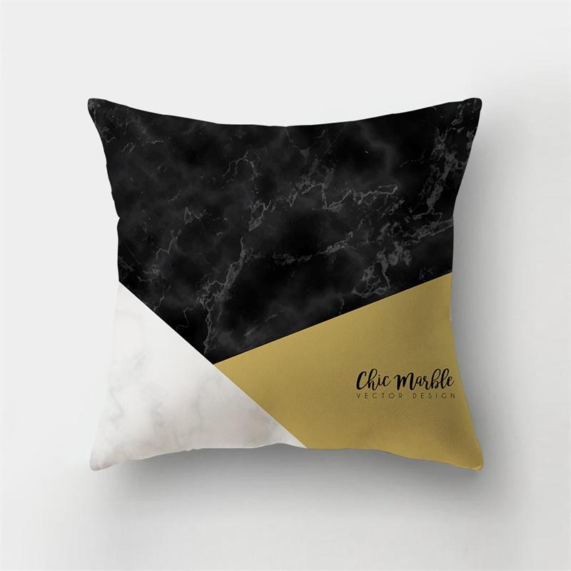 45x45 см наволочка с абстрактным геометрическим принтом, мраморная наволочка, полиэстер, короткий плюшевый лоскутный диван, домашний декор, наволочка
