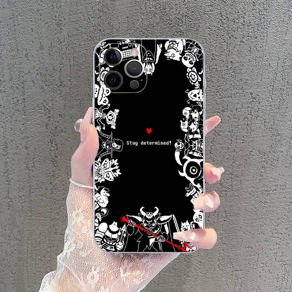 U-Undertale Игра Для IPhone 17 16 15 14 13 12 11 Pro Max Plus Mini Чехол Для Прозрачного Чехла