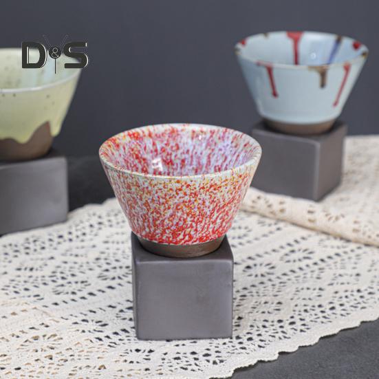 200 мл керамическая воронка для кофе с основанием, термостойкая кружка ручной работы в японском стиле для латте, капучино, чая, эспрессо, коническая кружка, подарок на день рождения