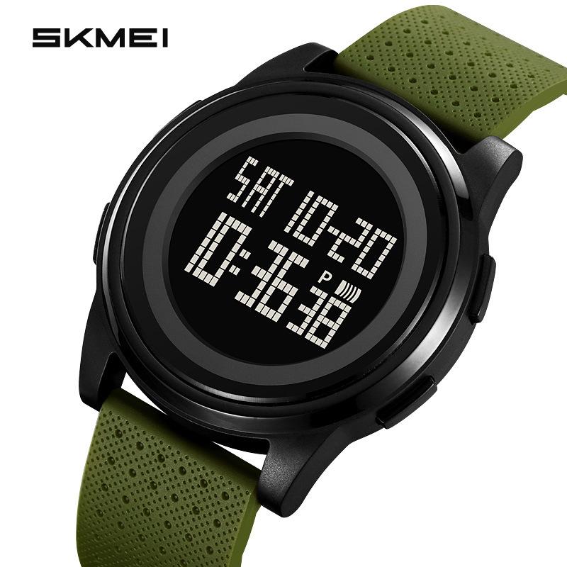 Moment Beauty Fashion Ультратонкие электронные часы Многофункциональные простые часы Мужские студенческие трендовые спортивные водонепроницаемые электронные часы