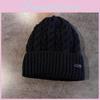Mens Knit Hat With Alphabet Embroidery Thermal Winter Casual Beanie