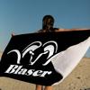 Пляжное полотенце с принтом Blaser Logo из микрофибры, для скалолазания, йоги, пляжа, плавания, бега, впитывающее, мягкое полотенце