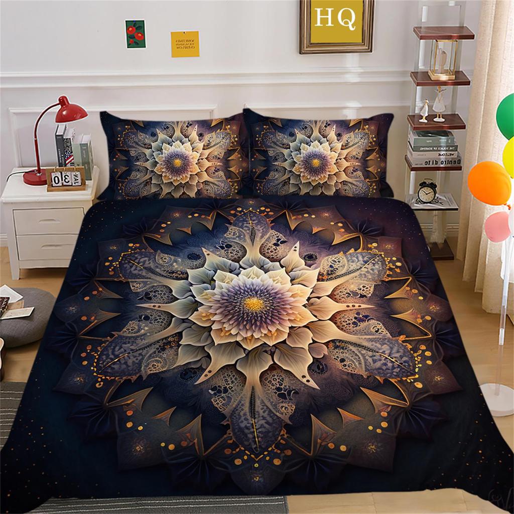 Bohemian Home Bedding Set Bedroom Quilt Cover Pillow Cover Bedding Set AU/EU/US Full Size Bedding Set Extra Large