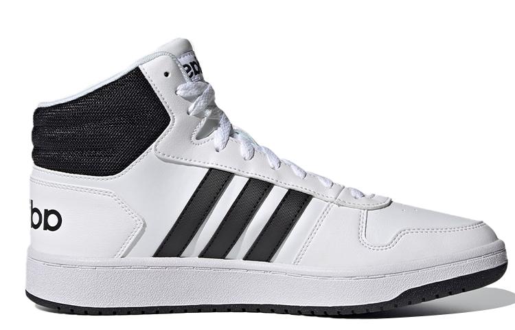 Adidas Hoops 2.0 Mid 'White Black' FY8617