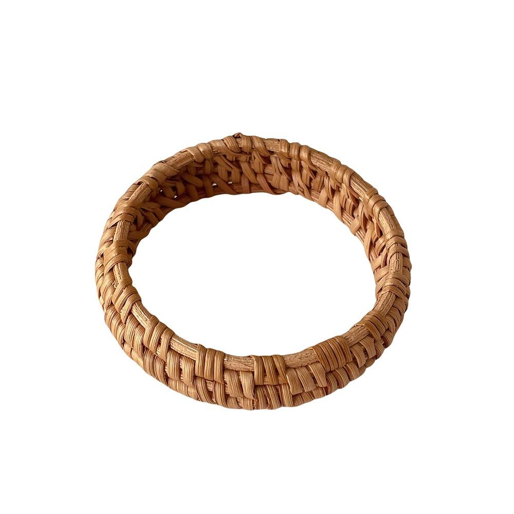 Классический плетеный браслет из ротанга, винтажный богемный плетеный браслет, браслет в этническом стиле, отпуск