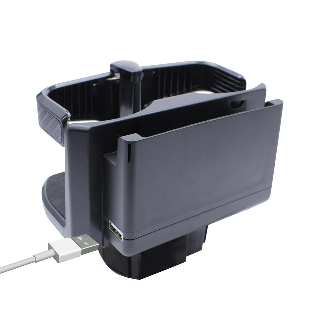 Tsuchiya Yac PF-393 Автотовары, Подстаканник, USB в комплекте, Компактный W Drink, Черный
