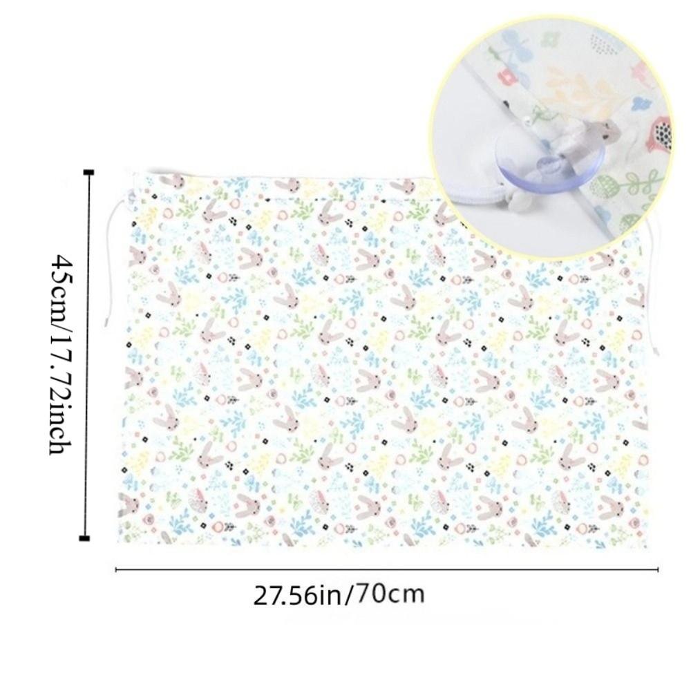 Cute Cartoon Sunshade Curtain Suction Cup Car Window Cover Creative Car Curtains Side Window