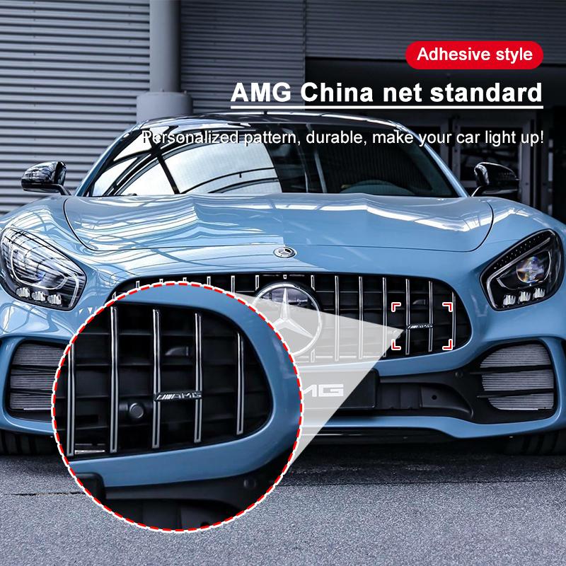 3D Эмблема Наклейка для Стайлинга Автомобиля для Mercedes Benz AMG - Украшение Решетки Радиатора