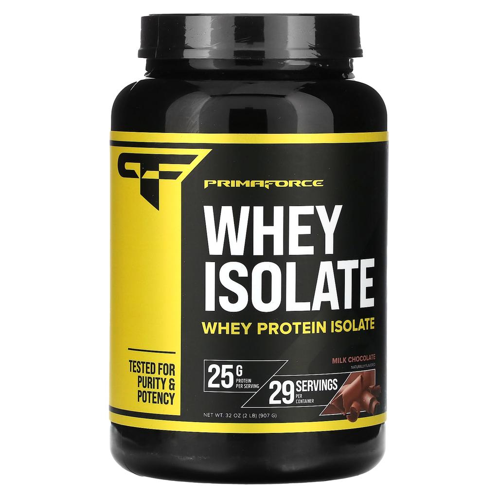 Primaforce Whey Protein Isolate, Milk Chocolate, 2lb (32oz)