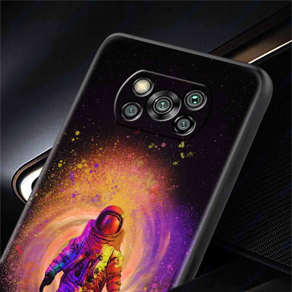 Чехол для Xiaomi Mi Poco X3 NFC X4 Pro F3 F4 GT M4 M3 F1 C40 11 Lite 11T, мягкий силиконовый чехол для телефона, крутой одинокий астронавт
