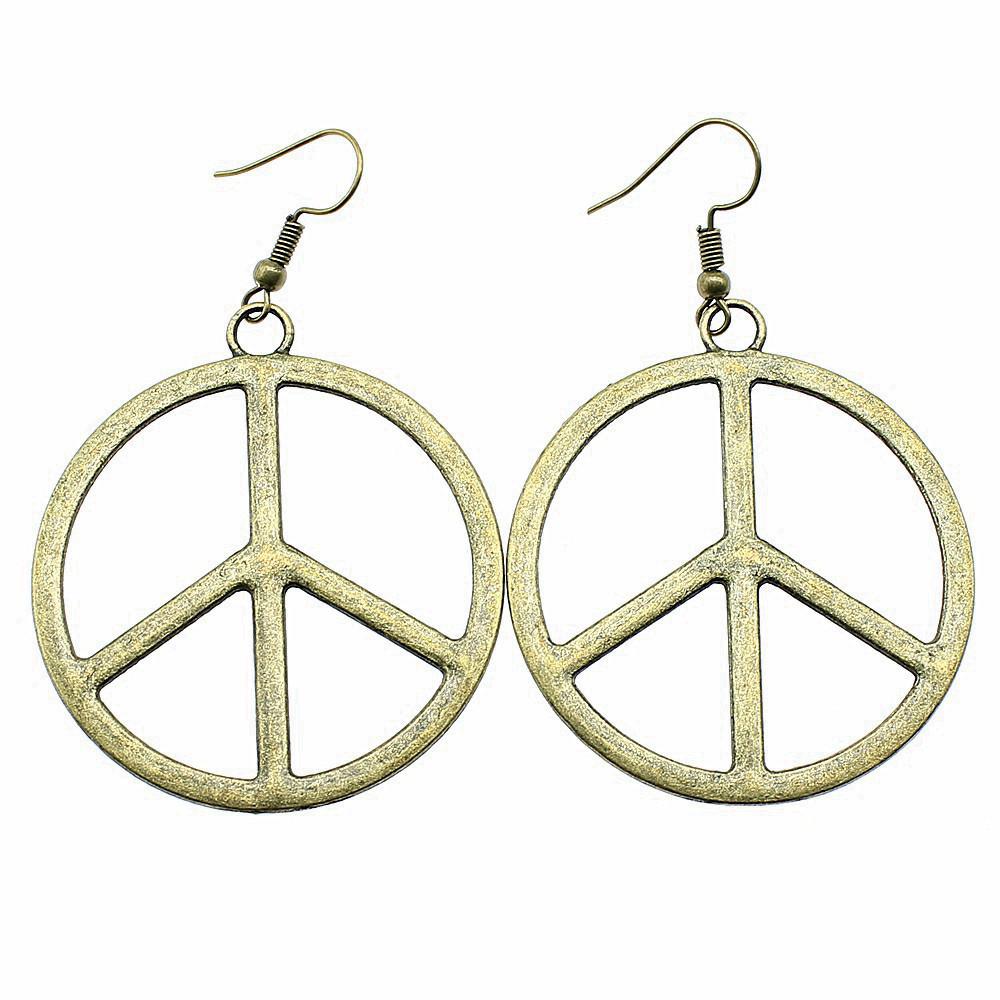 Серьга-подвеска с биркой OM Peace, китайские минималистичные компоненты для ювелирных изделий, размер серьги 18x19 мм QE016