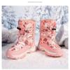 Беговые снегоступы новые детские ботинки универсальные студенческие британские ветровые нескользящие зимние детские снег