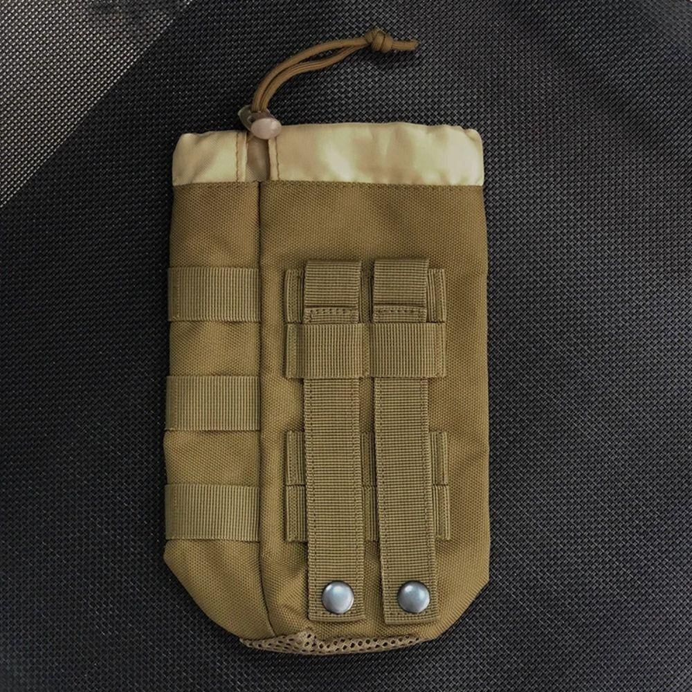Molle System Outdoor Kettle Carrier Bag Water Bottle Bag Multifunction Hiking Bottle Pouch Unisex