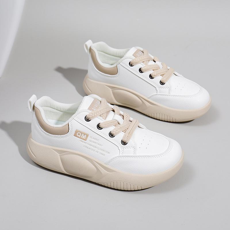 Women's White Shoes New Spring Versatile Casual Instagram Shoes Platform Fashion Sneakers