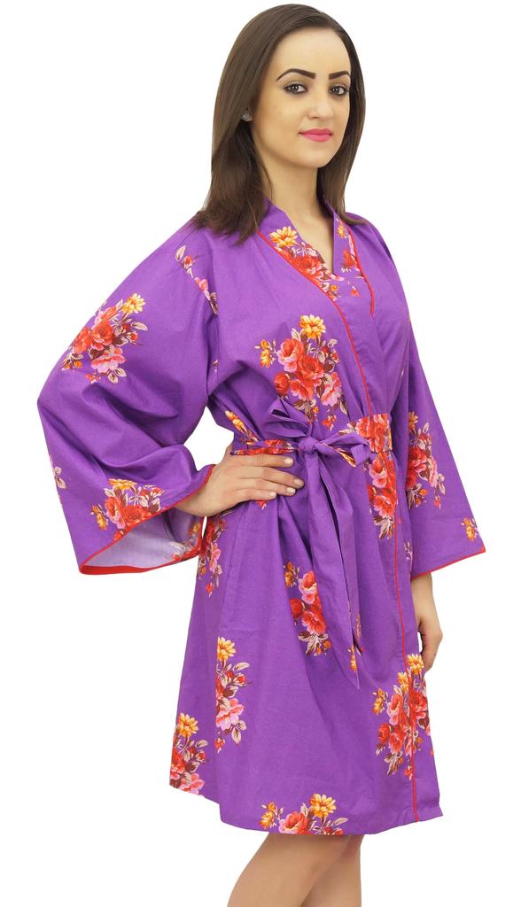 Bimba Женский цветочный принт, черное длинное кимоно для подружек невесты с поясом -