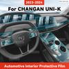 ТПУ Для CHANGAN UNI-K 2024 Прозрачная Защитная Пленка Аксессуары Наклейка На Панель Навигации Центрального Управления Салона Автомобиля