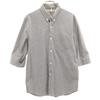 GAIJIN MADE Made In Japan Five-quarter Sleeve Seersucker Button Down Shirt Men's Used