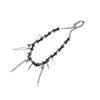 Металлическая цепь Y2K PU ожерелье Love Rivet Choker креативный подарок на день рождения