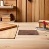 2Pcs Walnut Wood Boards Thick Unfinished Hardwood Panels for Crafting Engraving Cutting DIY Home Decor Projects