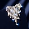 Sparkling Diamond Tassel Brooch, Trendy and Unique Brooch, Women's Anti-glare Pin, Creative and Versatile Accessory