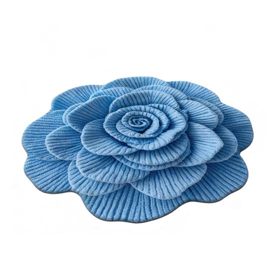 3D Цветочный коврик для пола Реалистичный цветок Ковер для гостиной Нескользящий Впитывающий коврик для ванной Ковер для спальни Игровой комнаты Кухни