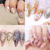 Abalone Shell Flakes for Nail Art,Mixed Size 3D Abalone Shell Fragments,Colorful Irregular Abalone Seashell Slices Nail Glitter Manicure DIY Accessory