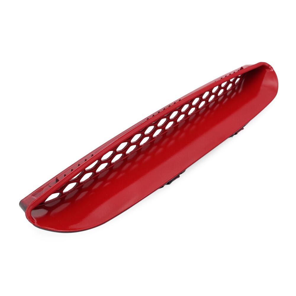 For 2015-2020 Dodge Charger SRT Car Hood Scoop Bezel Center Grid Grille Trim Red