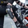 Breathable Summer Motorcycle Knee & Elbow Pads - Hard Shell Protective Gear for Cycling & Outdoor Travel