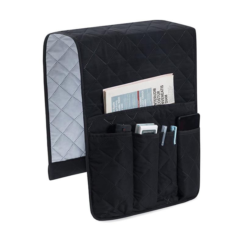 Органайзер на подлокотник дивана с 5 карманами и подставкой-поддоном для чашки, подвесная сумка для хранения на диван, кресло для ТВ-пульта, мобильного телефона