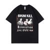 Rock Punk Band Bikini Kill Revolution Girl T-shirt Feminist Riot Grrrl Kathleen Hanna T Shirt Men Women Vintage Oversized Tshirt