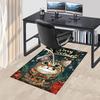 Christmas Cat Chair Mat - Anime Cartoon Design, Non-Slip Carpet for Office Chair, Home Decor, Living Room, Bedroom, Game Room & Dormitory.R049