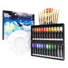 Transparent Watercolor Paint 24 10 Brushes 1 Easy To Use On and Perfect for Coloring Art and Perfect Gift for Preschool and Elementary School Entrance