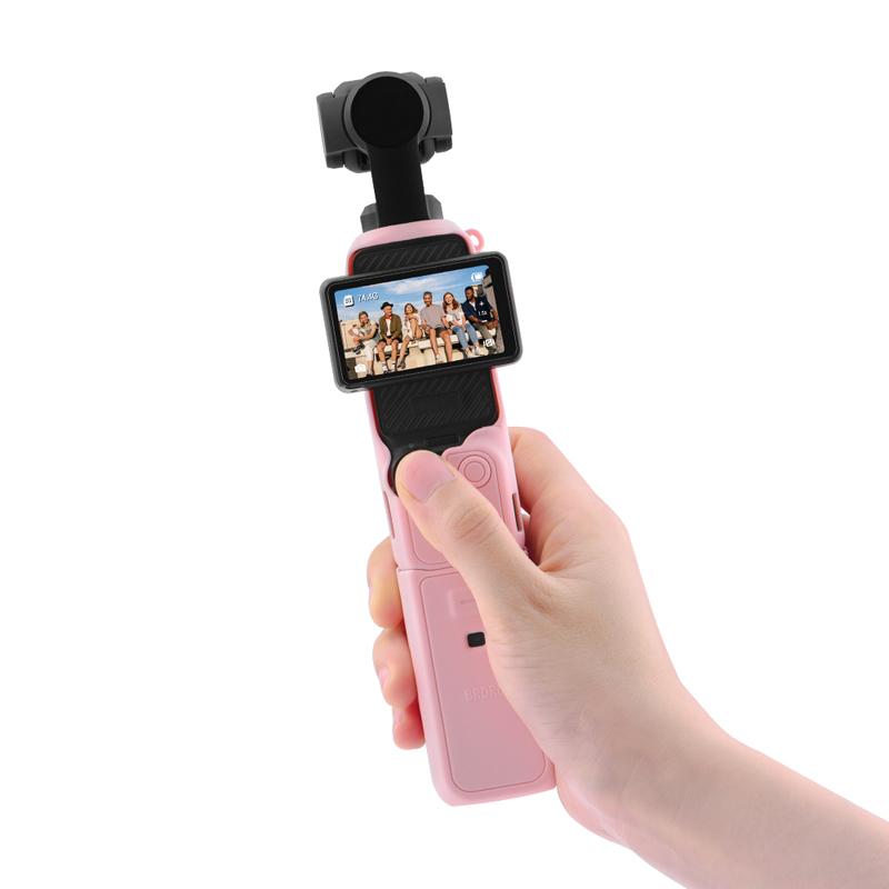 Для DJI Osmo Pocket 3 Силиконовый чехол Защита от царапин Рукоятка камеры-подвеса Мягкий защитный чехол для объектива для DJI Osmo Pocket 3 Аксессуар