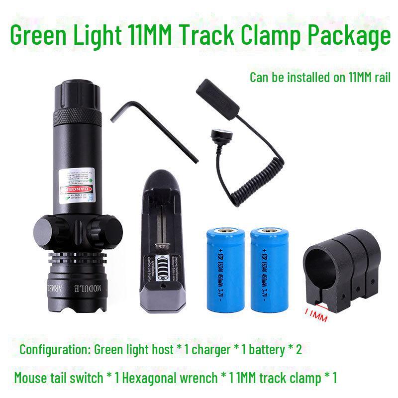 Регулируемый инфракрасный лазерный прицел с антивибрационной основой — двойная калибровка красного/зеленого цветов для точного наведения