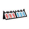 Flip Scoreboard Score Counter 6 Digit Lightweight Keeper Tabletop Flipper for Volleyball