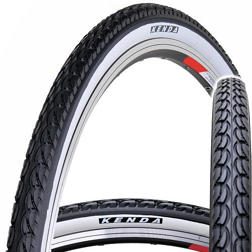 Велосипедная шина Kenda Eurotrek 700 X 35C с белой боковиной