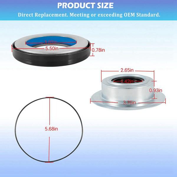 Front Axle Spindle Vacuum Seal for 2005-2019 Ford F250