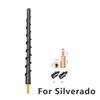 12INCH Universal FM AM Antenna Spiral Flexible Rubber for Silverado Wrangler JK JL Tundra F150 Antenna Replacement Accessories