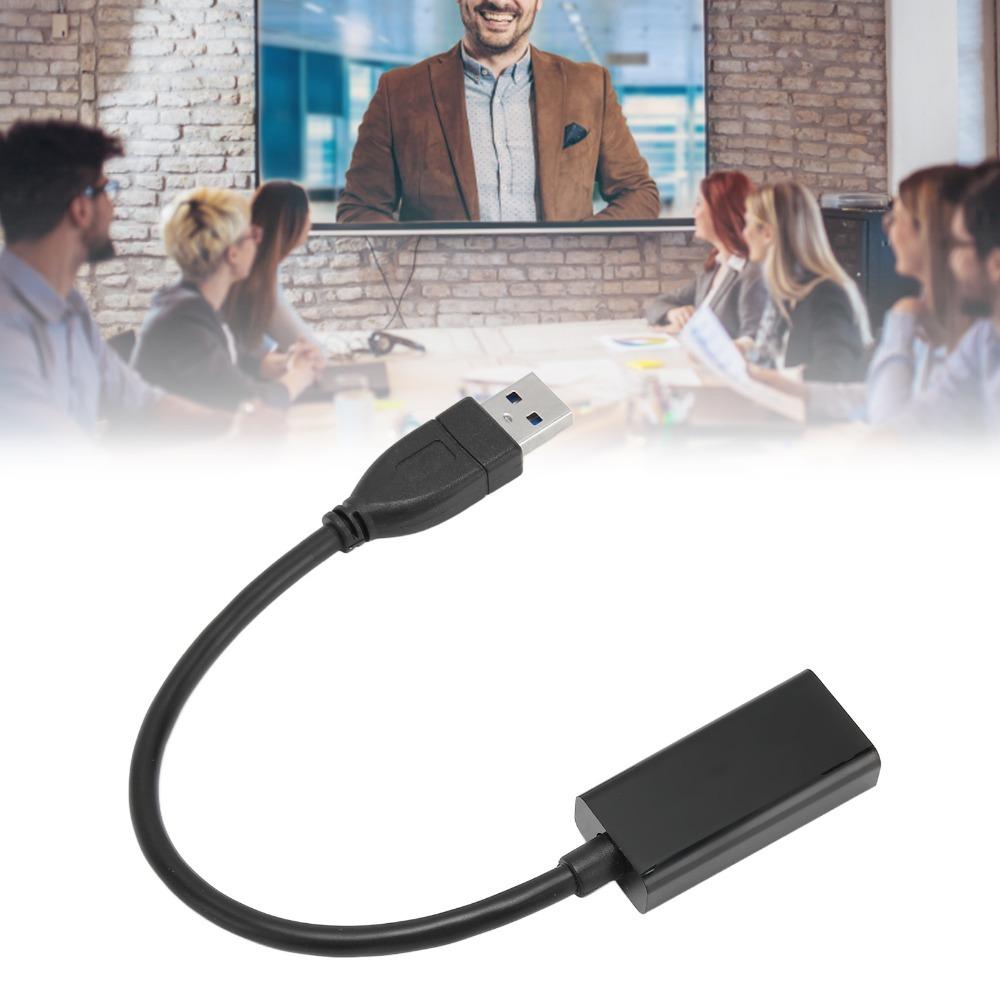 Portable USB3.0 To HD Multimedia Adapter 5Gbps Speed 5Gbps Video Adapter for Windows PC