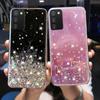 Чехол для Samsung Galaxy A02S A02 A82 A22 Bling Glitter Sky Stars Мягкая задняя крышка из ТПУ для Galaxy M32 M42 5G 4G Чехлы для телефонов Coque