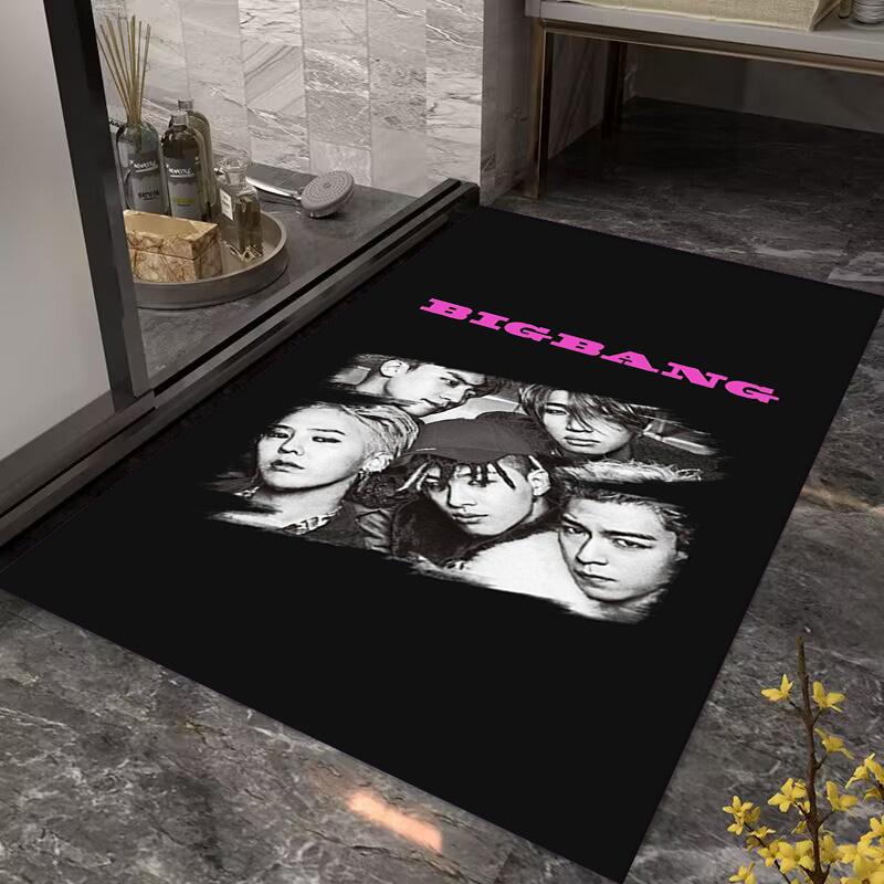 Big Bang: Icons Music carpet printing floor mats Room Dormitory decoration Protective pad