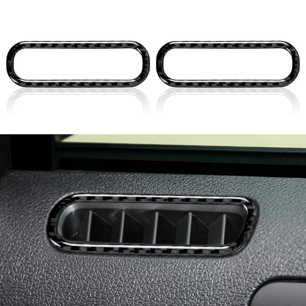 Дверь автомобиля, кондиционер, вентиляционное отверстие, наклейка, внутренняя отделка из углеродного волокна, крышка для Ford Mustang 2009-2014