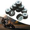 10Pcs Motorcycle Rubber Grommets Bolt Pads Pressure Relief Cushion Buffer Washer Shock Bushing Kit for Kawasaki Fairing Gaskets