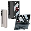 GKK Чехол для Samsung Galaxy Z Fold6 5G с защитной пленкой для экрана, слотом для карандаша, магнитным шарниром, жесткий ПК чехол для телефона
