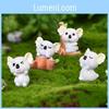 Cute Resin Koala Decoration Adorable Micro Landscape Garden Diy Crystal Ball Accessory