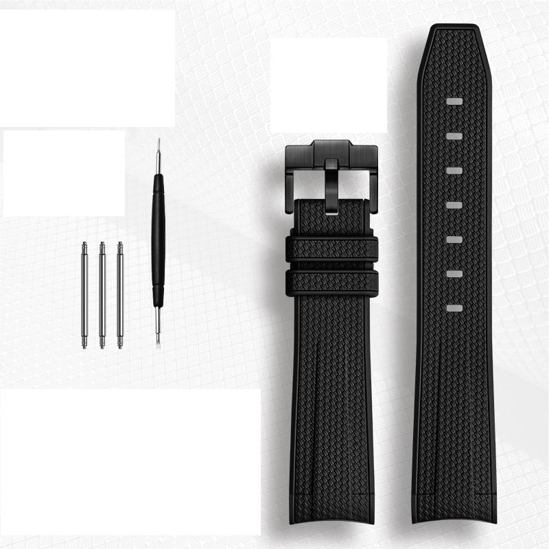 Резиновый ремешок для часов Rolex Omega X Swatch Joint MoonSwatch Constellation Водонепроницаемый Спортивный 20 мм Ремешок для часов Изогнутый конец